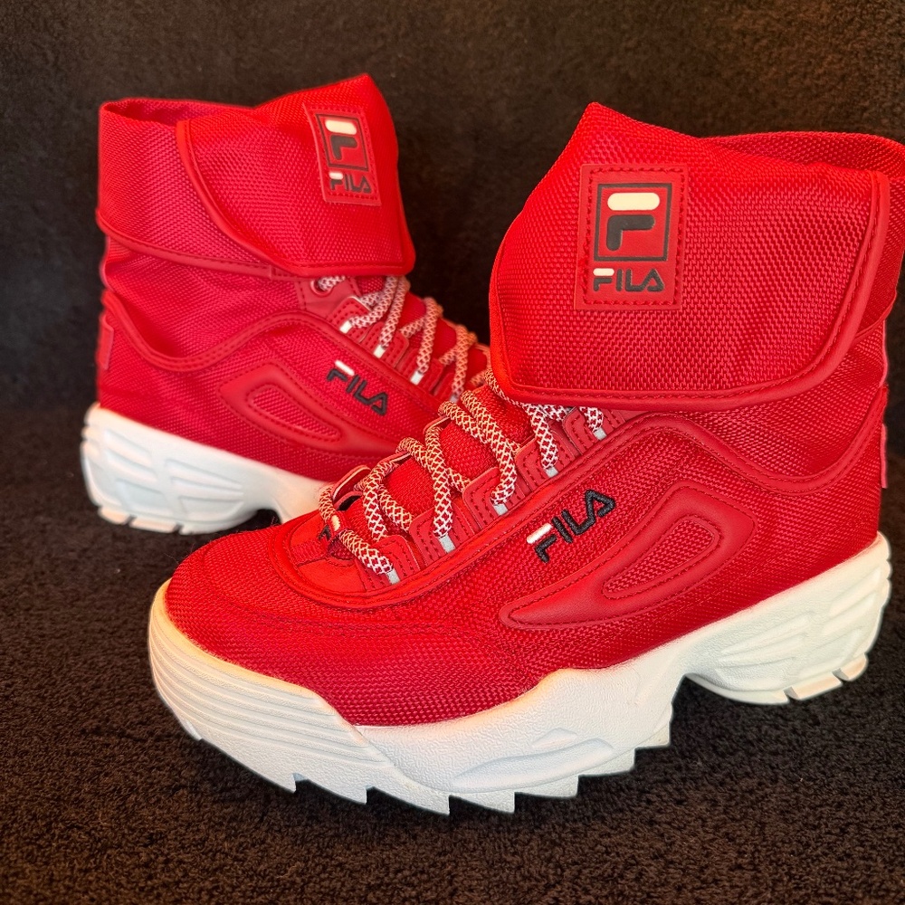 FILA Disruptor Ballistic Boots Women's Size 7.5